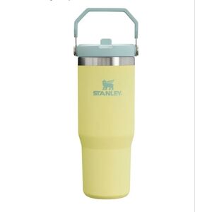 Stanley Yellow Tumbler with Blue Lid